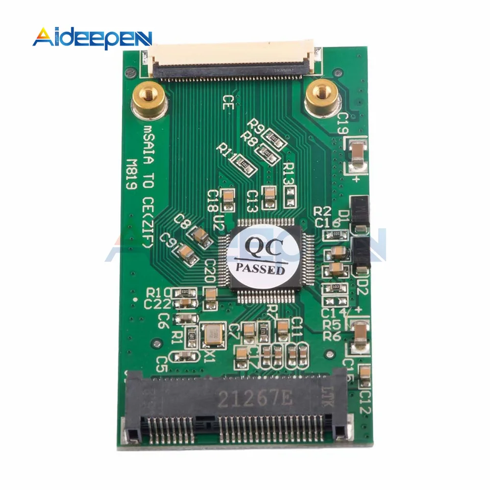 Mini SATA mSATA PCI-E SSD to 40pin 1.8 Inch ZIF CE Converter Card
