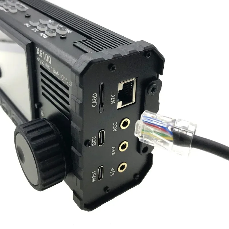 4'' Color Screen X6100 50MHz HF Transceiver - 10W/5W Portable SDR Radio with Antenna Tuner