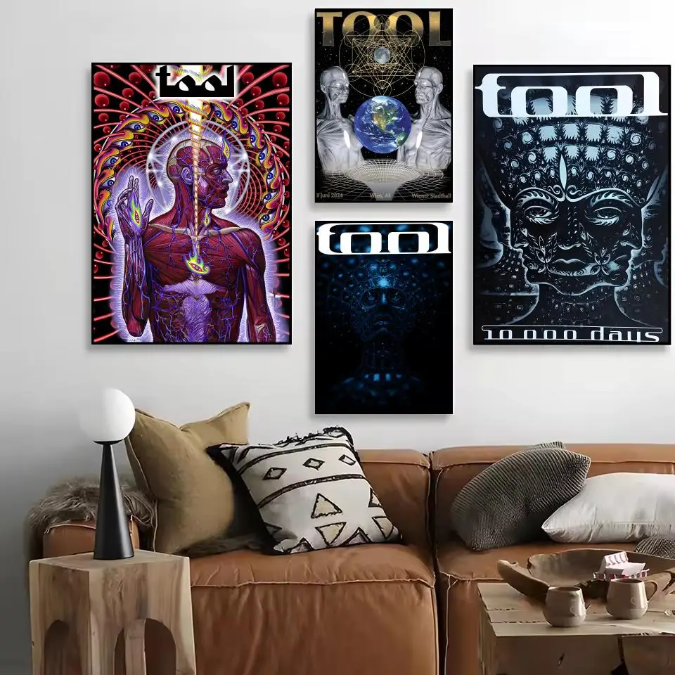 Rock Band T-tool Painting Calligraphy HD Print Personalized Canvas Wall Mural Art Poster Photos For Living Room Home Decor