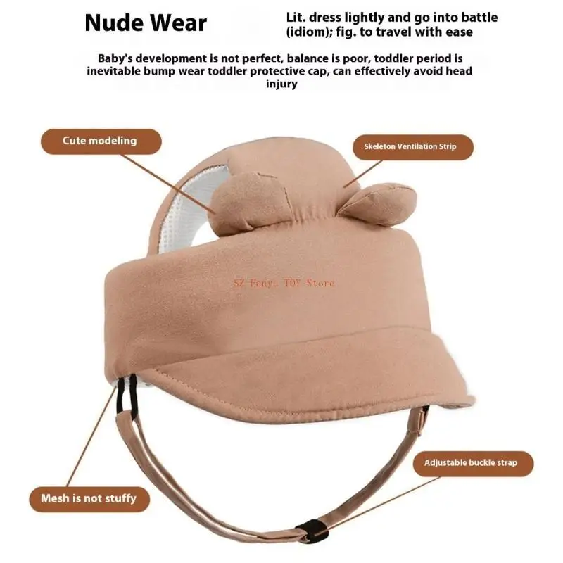 หมวกความปลอดภัยสำหรับทารกระบายอากาศที่ระบายอากาศได้ 96GC สำหรับการเรียนรู้ที่จะเดินอุปกรณ์ทารกเด็กวัยหัดเดิน