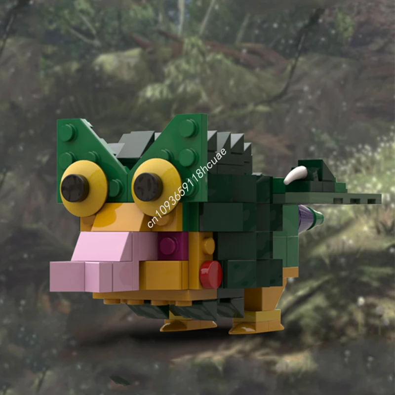 160 pçs moc pukei monster hunter brickheadz modelo blocos de construção brinquedos arquitetura criativa diy crianças montar presentes natal