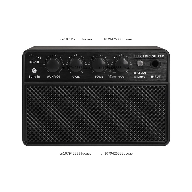 

Electric Guitar Amplifier Instrument Speaker with Distortion and Clear Sound, Small Portable Rechargeable Bluetooth Mini