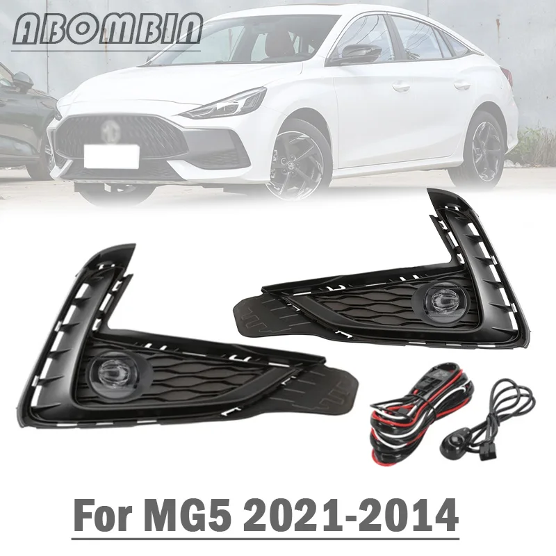 

Car Front Bumper LED Fog Light Fog Lamp Set With Wiring Harness For MG5 2021 2022 2023 2024