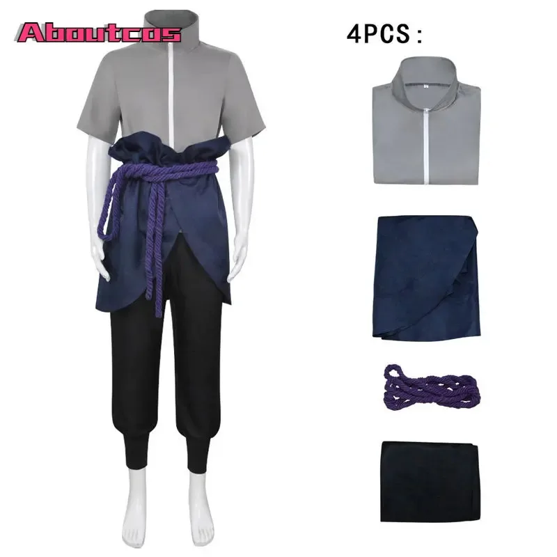 

Uchiha Sasuke Cosplay Costume Anime Suit Halloween Comic Clothes Outfit