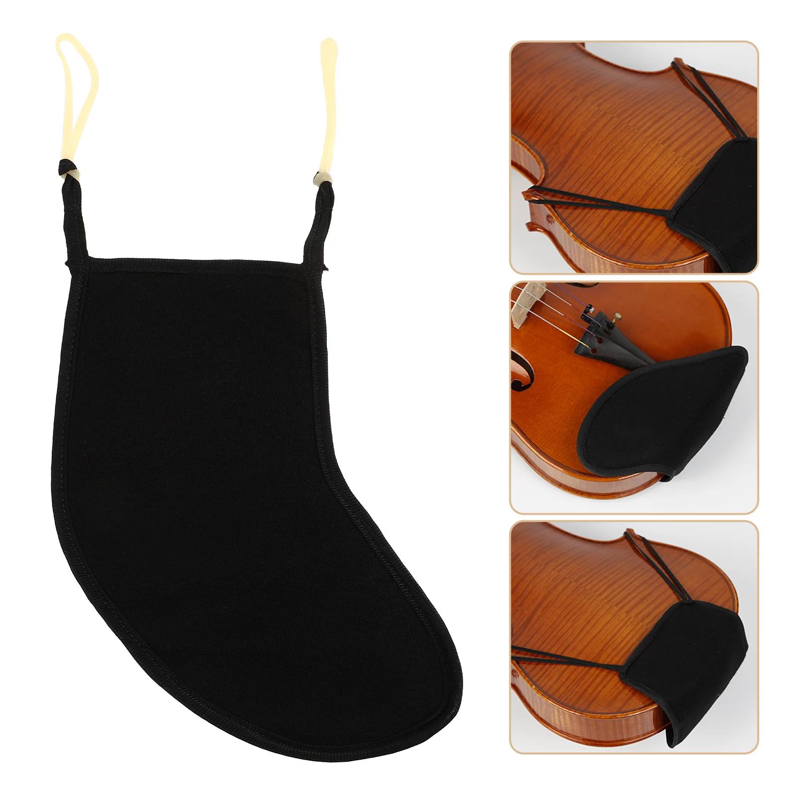 Chin Rest Pad Violin Parts Multi-function Shoulder Flannel Cheek Supplies Skin-friendly Holder Lint