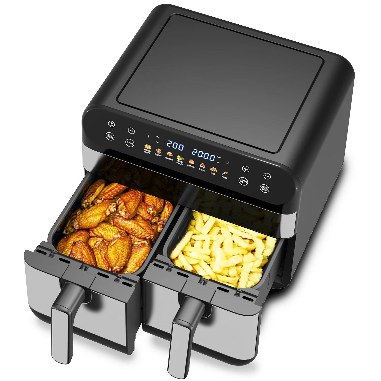 Double 5L Cooking Baskets Deep - Air Fryer 5L Digital 评论和价格