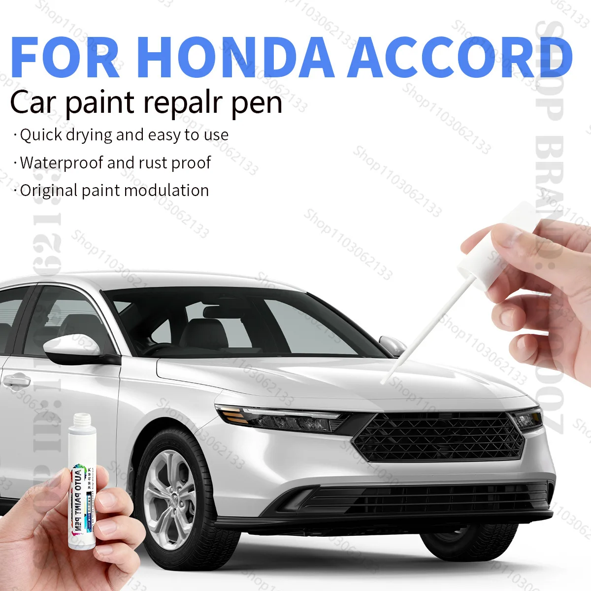 

Для Honda Accord CH CL/CM CU CR CV CX 1976-2025 ручка для ремонта краски, ручка для удаления царапин, сделай сам, автоаксессуары, черный, белый, красный