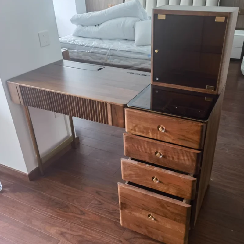 Organizador do quarto vaidade mesa sala de estar café europeu vaidade computador feminino comoda pra quarto móveis pós-modernos