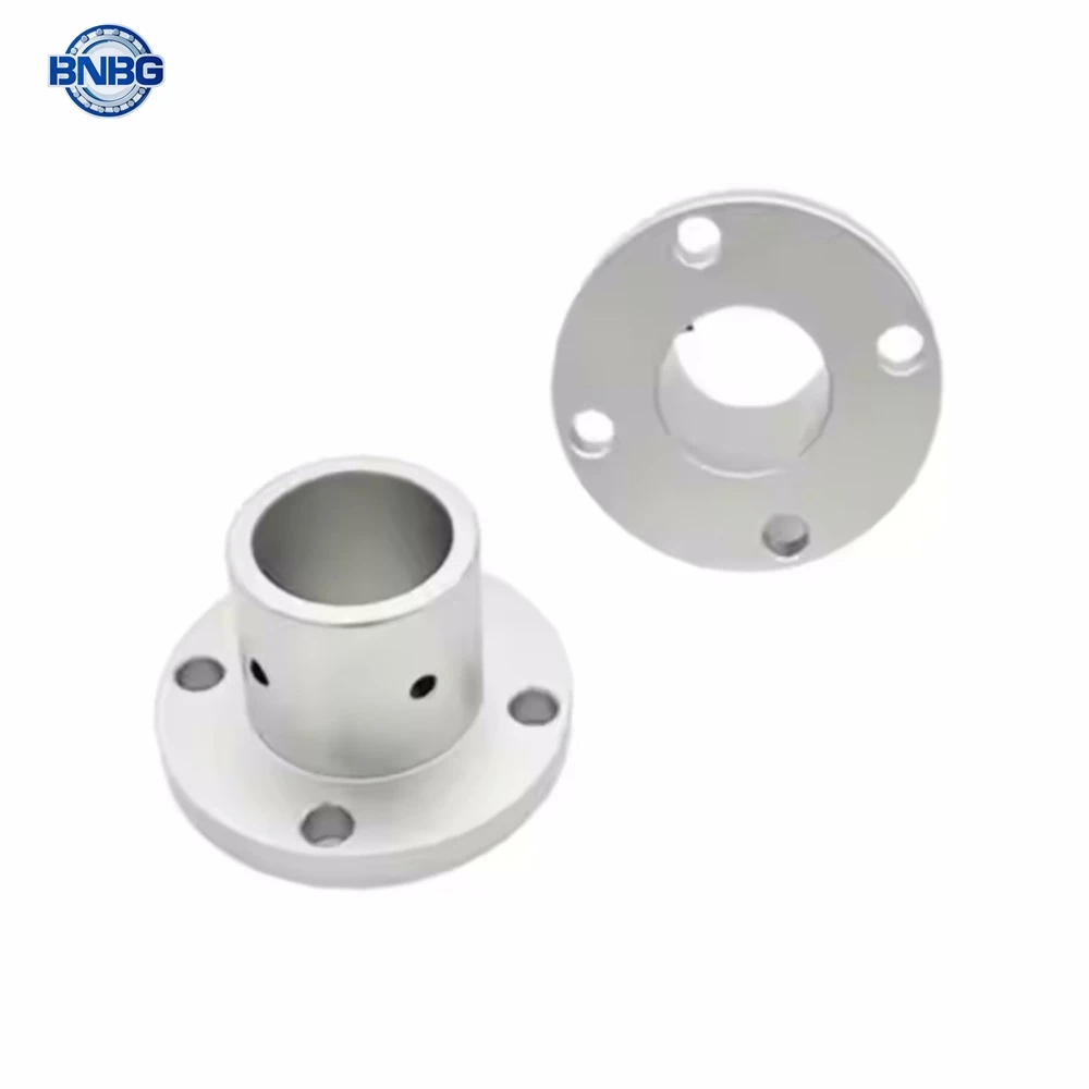 1PCS Long Sleeve Round Flanged Mount Type Shaft Supports Linear Motion Automation Components In Stock