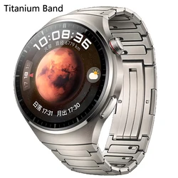 Original No Gaps Luxury Titanium Alloy Strap For Huawei Watch 4 Pro Metal Bracelet For Huawei Watch 4 Pro Business Band Correa
