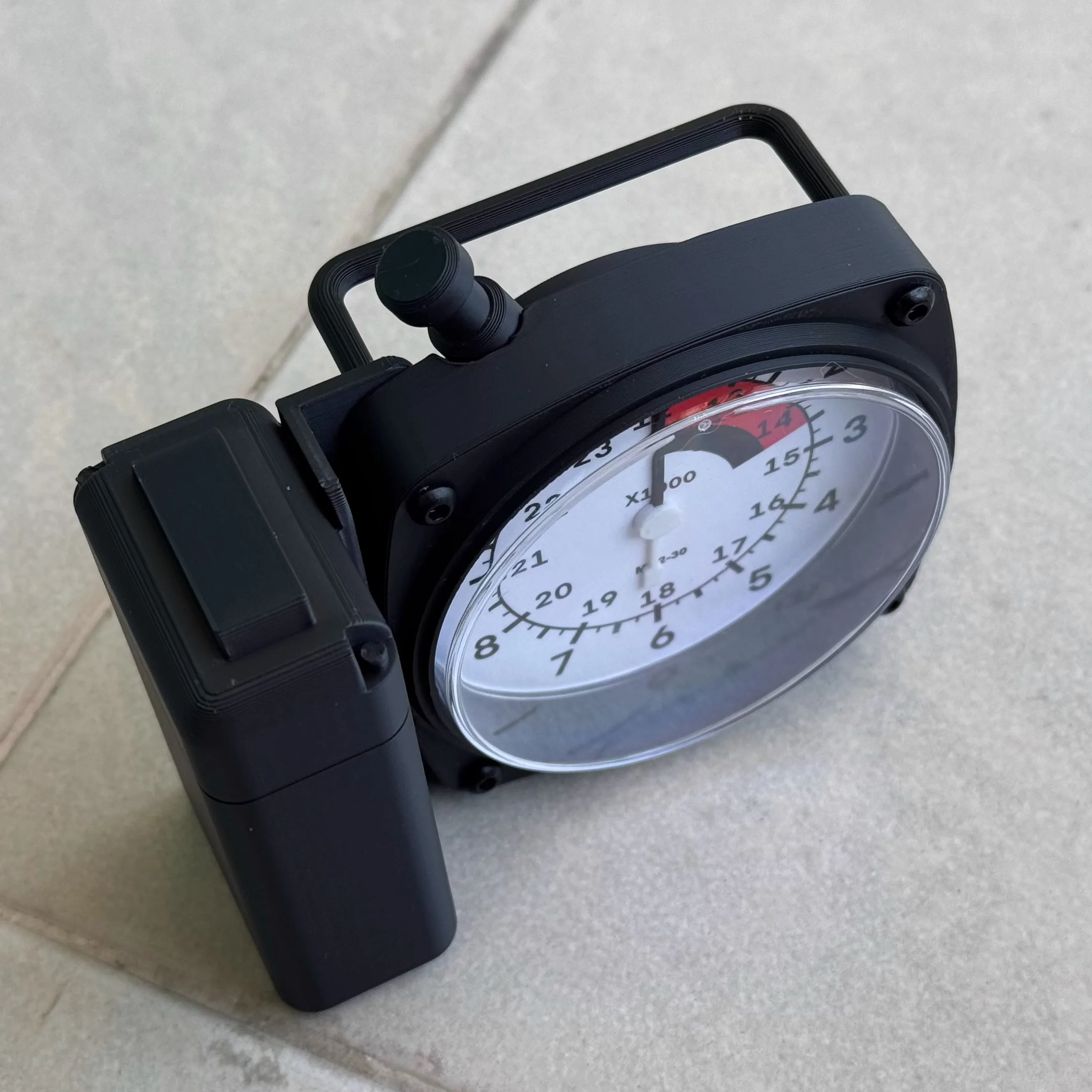 （Tide play model）Military Altimaster Ii Battery Box and Lighting Lamp with Air Pressure Meter Model Lighting Function