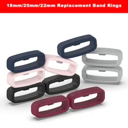 18 20 22mm Watch Band Ring Rubber Replacement For Huawei Honor Band Strap Keeper Security Holder Retainer Ring For Amazfit Bip