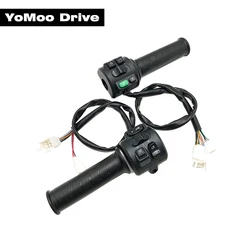 T08 Hall Type 48v 60v 72v With Three Speed Parking Reverse Comb Function Twist Throttle For Electric Motorcycle Scooter
