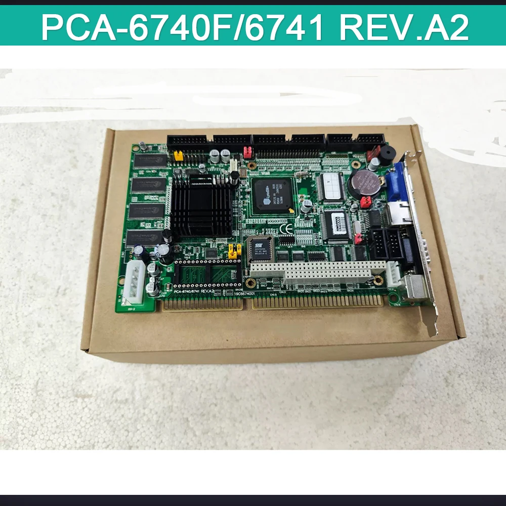 

For Advantech Industrial Control Motherboard ISA Half-Length Card PCA-6740F/6741 REV.A2