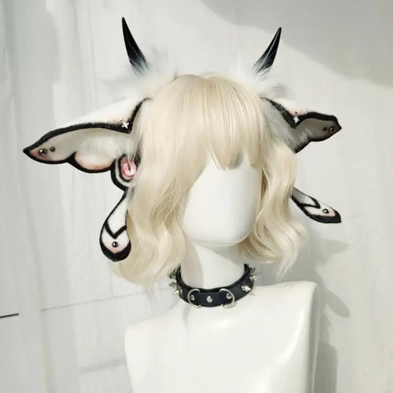 39BC Simple Temperament Hair Hoop Sweet Headbands Multifunctional Halloween Headwear
