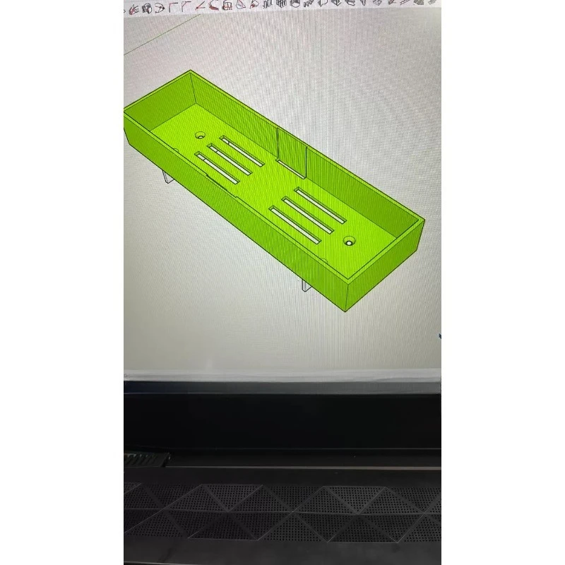 3D Printed Auxiliary Battery Tray for YK4061 1/6 Scale RC Ultra Low CG Rock Crawler, Direct Fit with Original Screw Holes