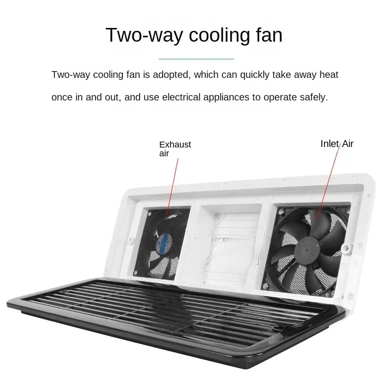 RV Side Air Outlet Cooling Fan Side Ventilating Fan Inlet Fan