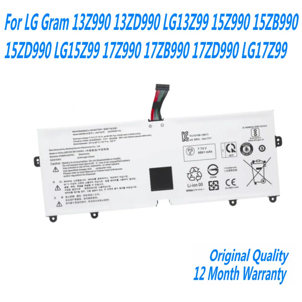 

NEW LBV7227E Laptop Battery For LG Gram 13Z990 13ZD990 LG13Z99 15Z990 15ZB990 15ZD990 LG15Z99 17Z990 17ZB990 17ZD990 LG17Z99