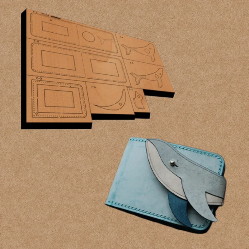 XF174 Creative Driver's License Bag & Wallet Wooden Die, New Japan Steel Blade Leather Craft Cutting Punch Mould
