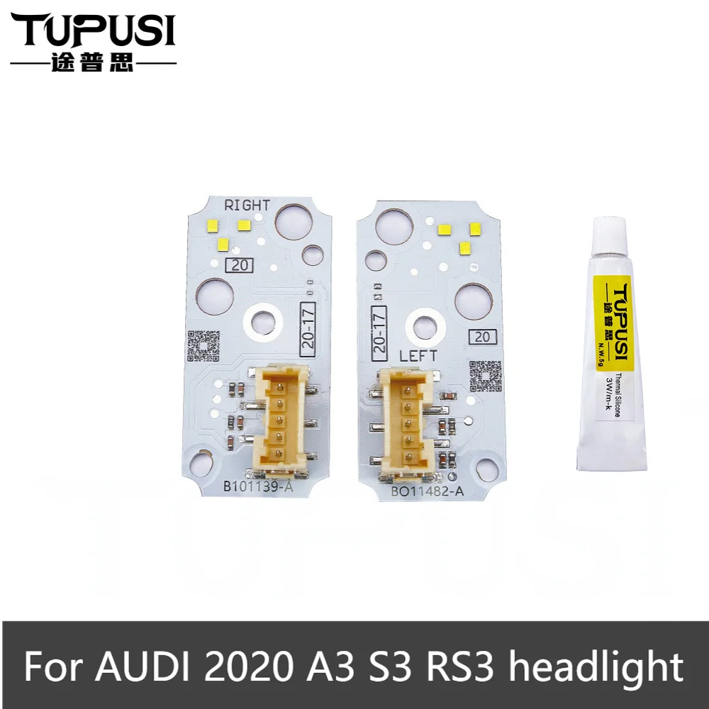 

For Audi Car 2017-2020 A3 S3 RS3 Angel Eyes Yellow Daytime Running Lights LED Light DRL Module LED Circuit Boards 8V0998473A