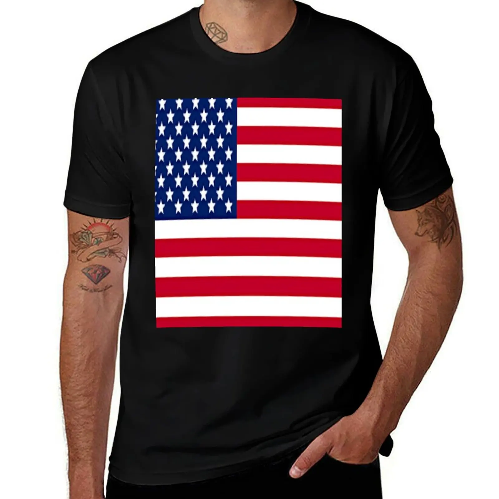 

Футболка с изображением американского флага, забавные футболки, мужская футболка с рисунком, мужские футболки, футболка для мужчин