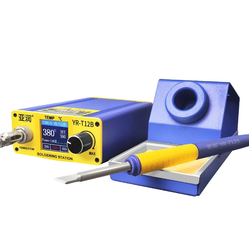 

YarunYR12B Welding High Power Digital Display Electric Soldering Iron Adjustable Temperature Control Mobile Phone Repair DIY Kit