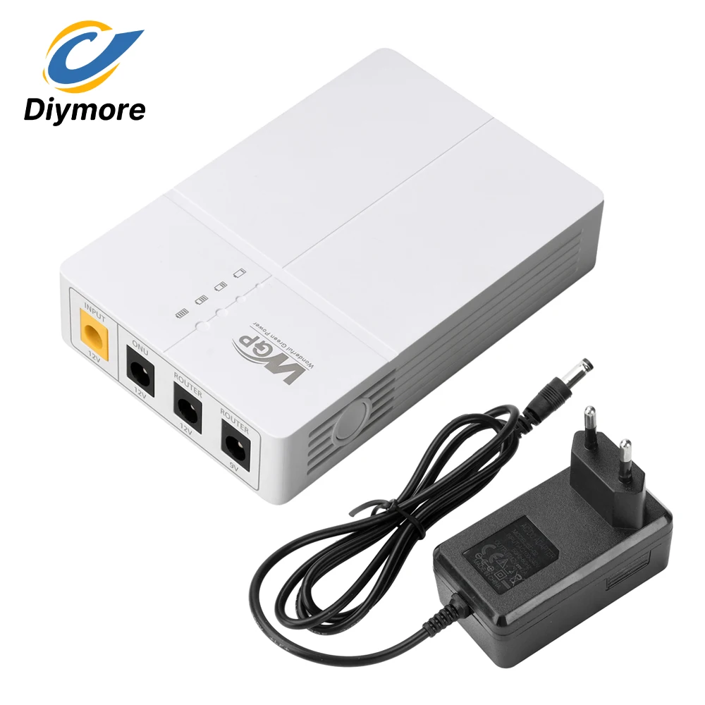 UPS Uninterruptible Power Supply 6000mAh Battery Backup for Router Modem Security Camera Power Bank Short Circuit Protection