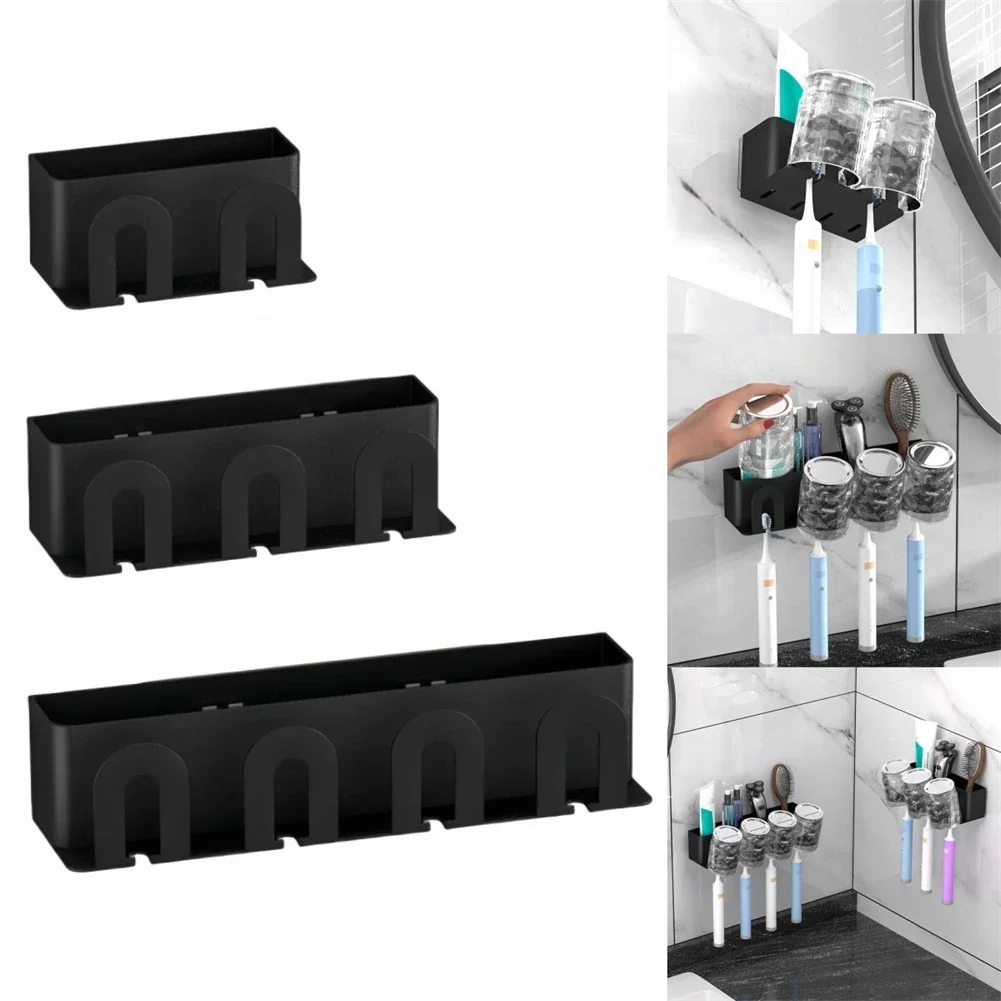 

Bathroom Storage 13.5x7.5x6.5cm Easy Install Toothbrush Holder Carbon Steel Holder Ample Storage Space Carbon Steel Material