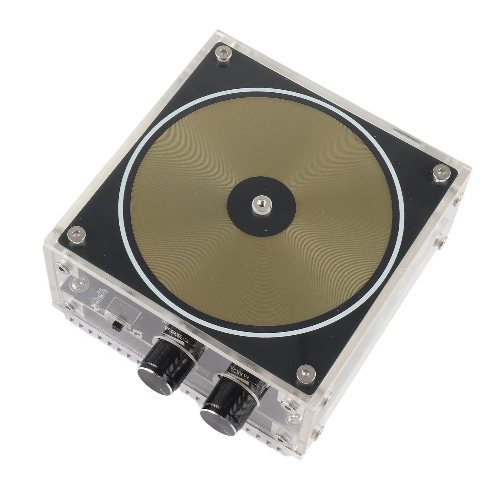 Altavoz inalámbrico Te sla Coil BT: plasma de arco de chispa, juguete científico controlado por música y luz nocturna para experimentos de bricolaje