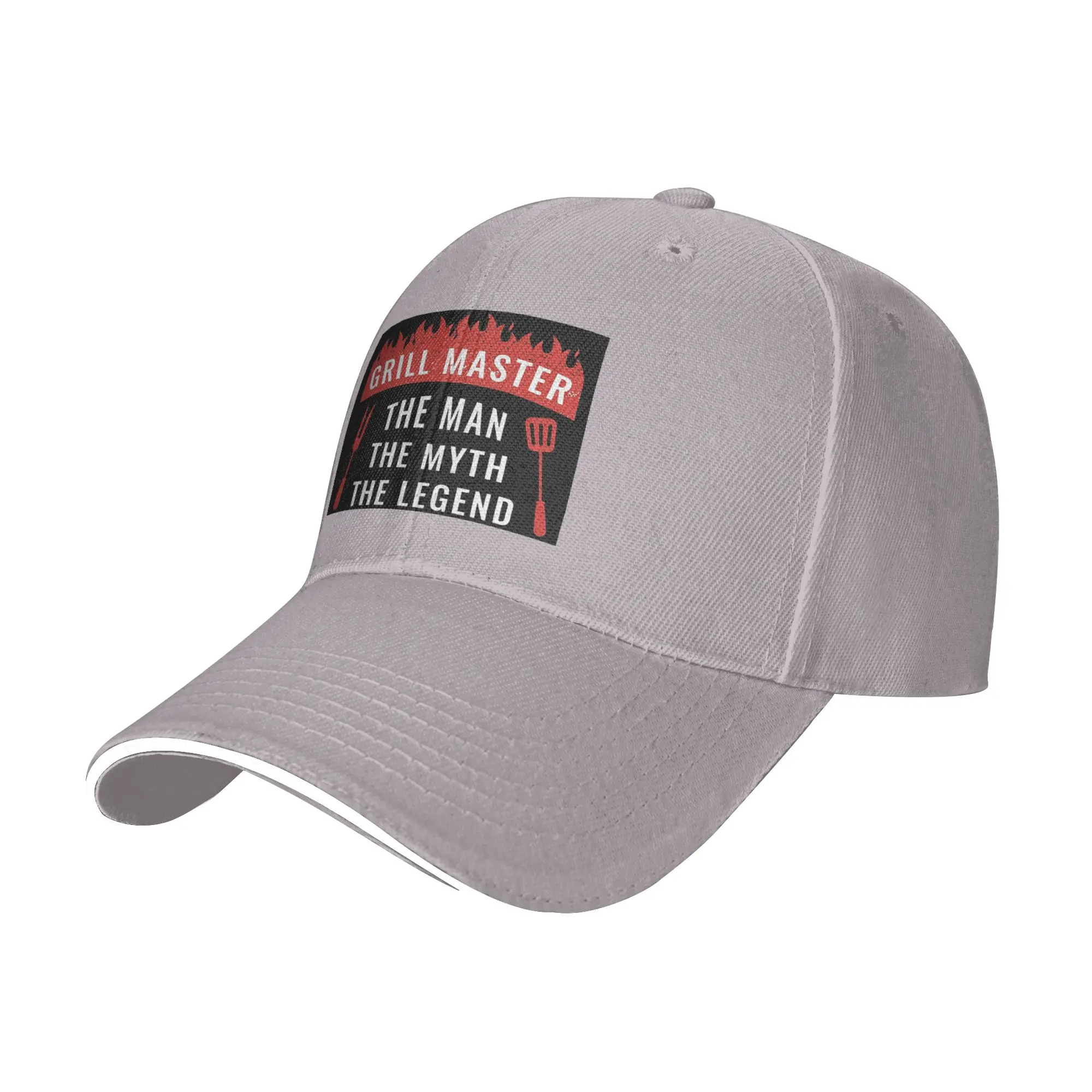 Dad The Man The Myth Grill Master legend Cap Baseball Caps Adjustable Hat Hip Hop Summer Unisex Baseball Hats Customizable