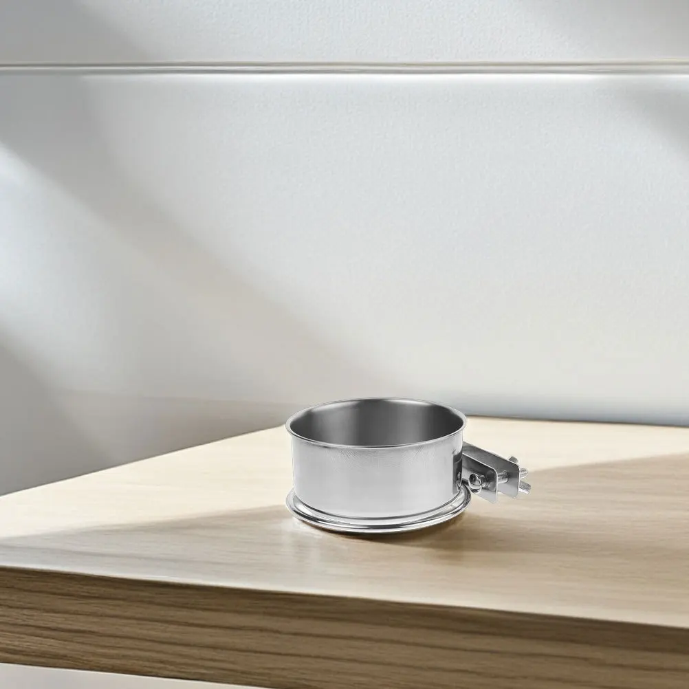 

Wall Mounted Dog Bowl Space Saving Hanging Feeder For Cats Dogs Durable Stainless Steel Pet Feeding Dish Comfortable