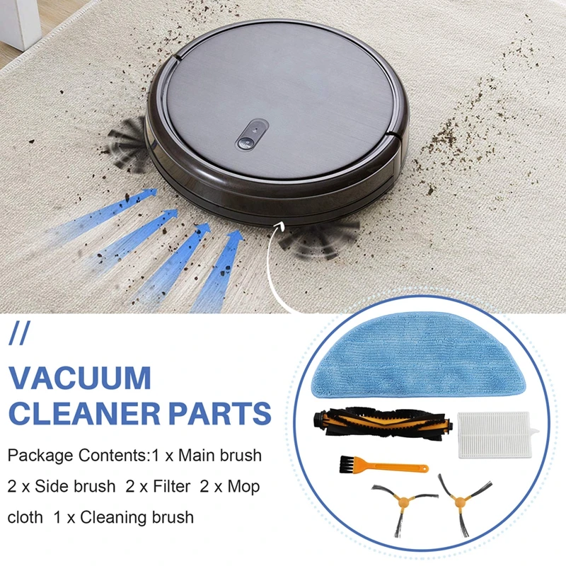 SANQ для Kabum Smart 500/700, запасные части, аксессуары, основная боковая щетка, фильтр Hepa, аксессуары для швабры