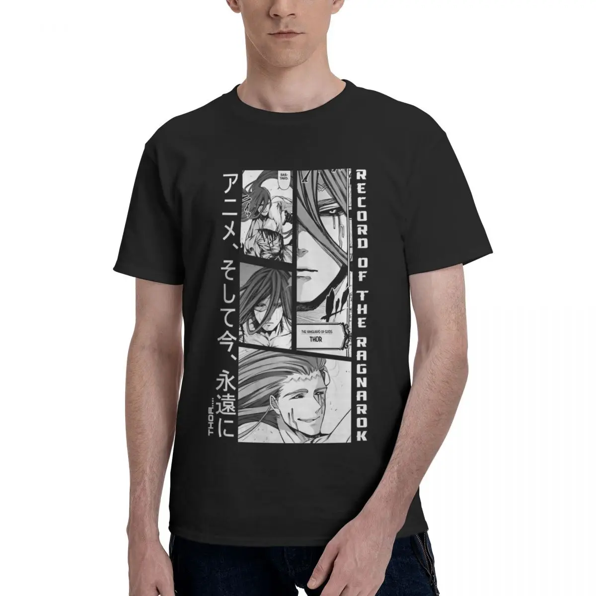 Record Of Ragnarok Drawing Trending T Shirts Graphic Y2K Idea Customized Men Women T-Shirt Tops