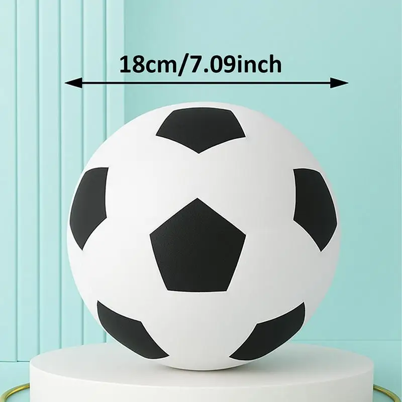 1PC Stille Foam Voetbal |   Zacht, PU-materiaal met hoge rebound |   Stille trainingsbal voor binnen