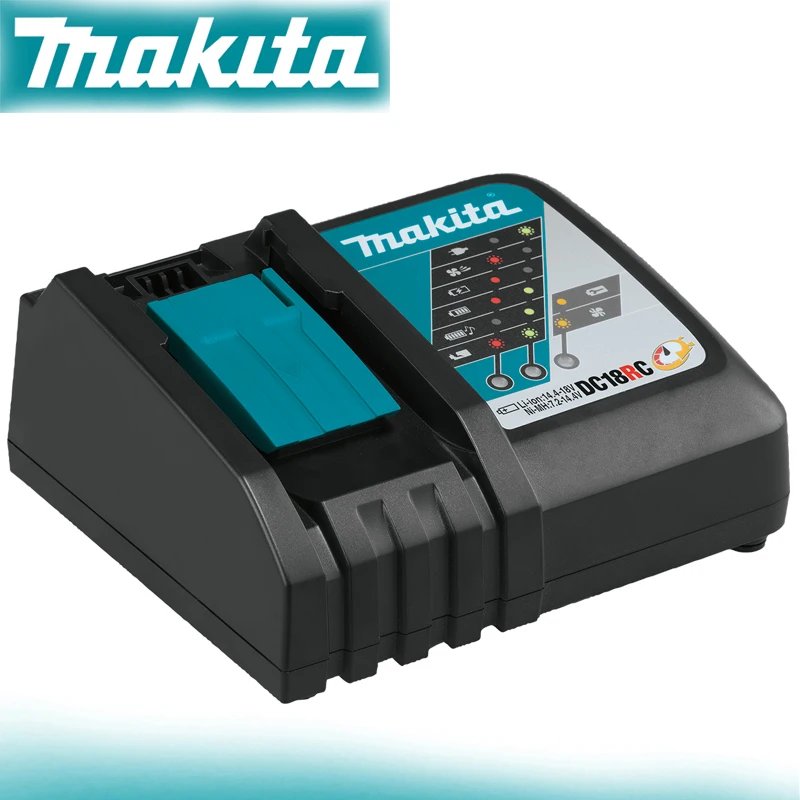 

Makita Original DC18RC 18V LXT Lithium-Ion Rapid Optimum Charger Fast Charger Input Voltage 220V Battery Charge Tool