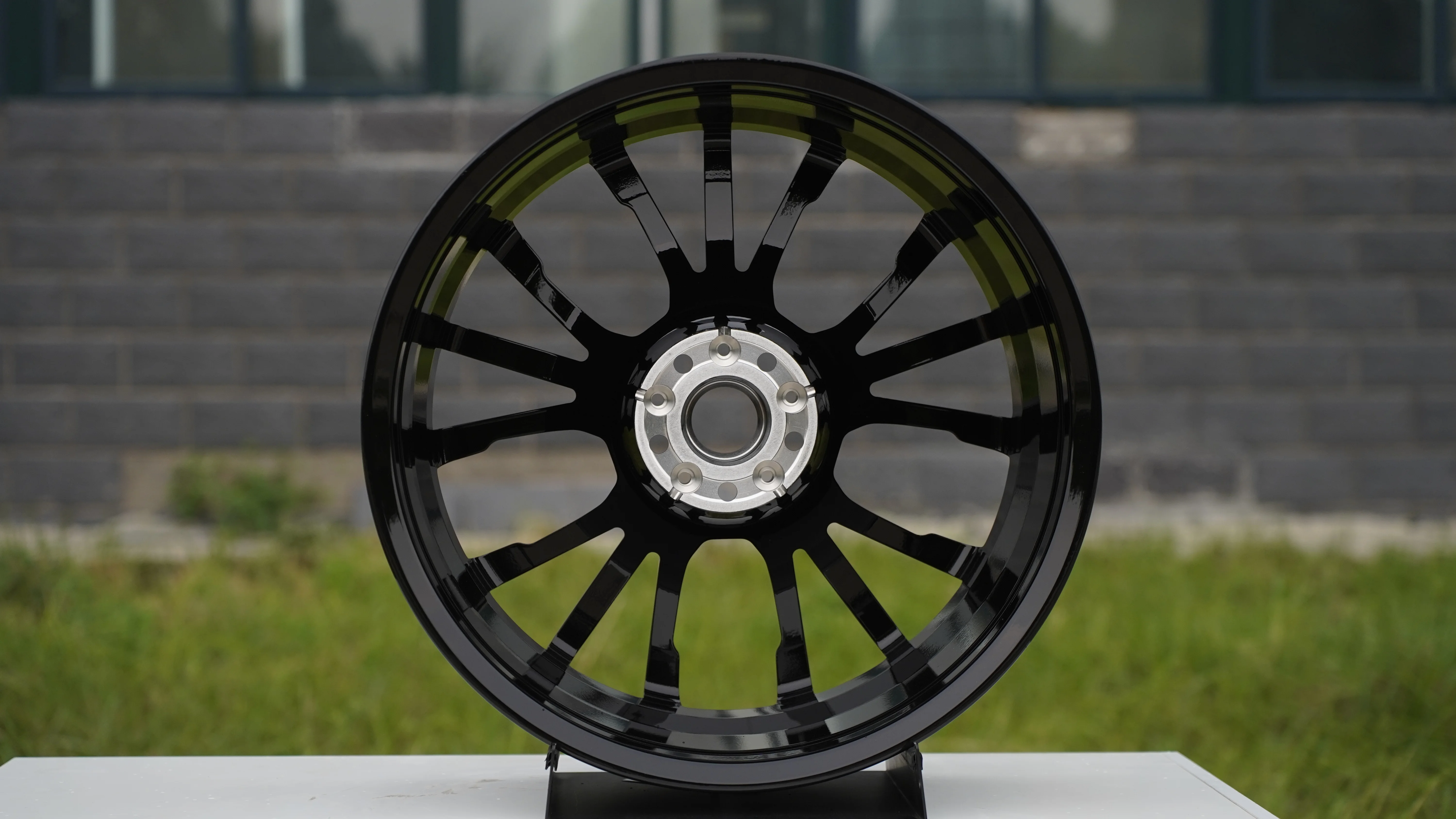 YEO New E46 M3 CSL E36 E38 E39 F10 F30 5x120 ET40 Wheels 18 Inch Aluminum Alloy Casting Black Finish Multi Spoke 40mm