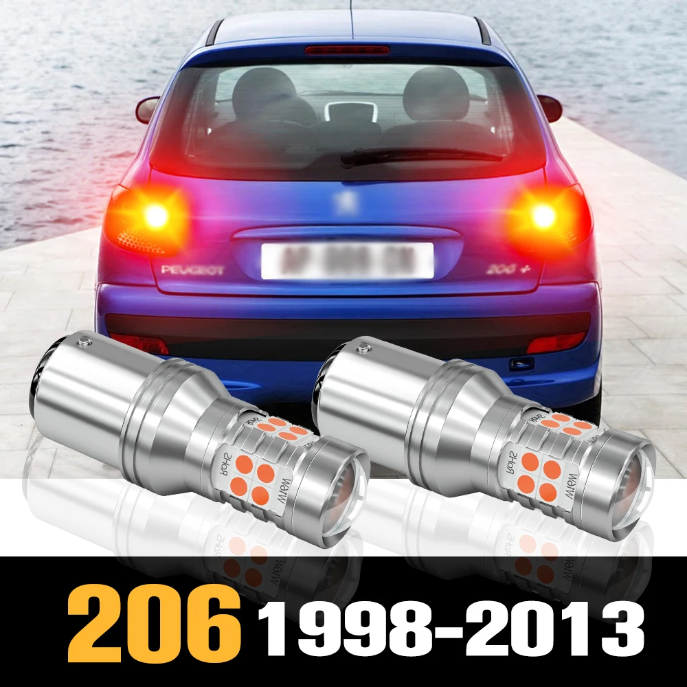 

2pcs Canbus LED Brake Light Accessories For Peugeot 206 1998-2013 2001 2002 2003 2004 2005 2006 2007 2008 2009 2010 2011 2012