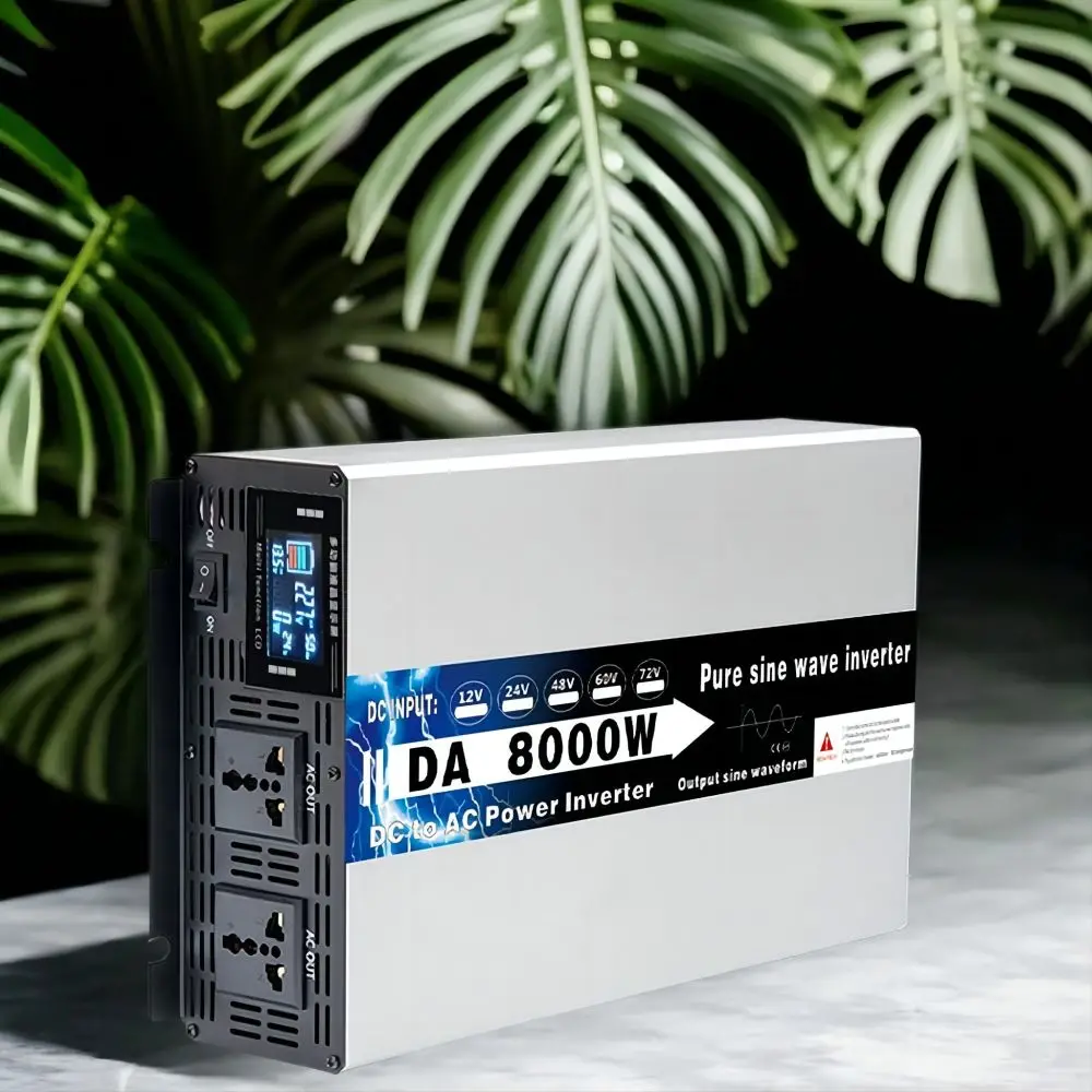 Onduleur à onde sinusoïdale Pure 8kw 8000W DC 24V/48V/60V