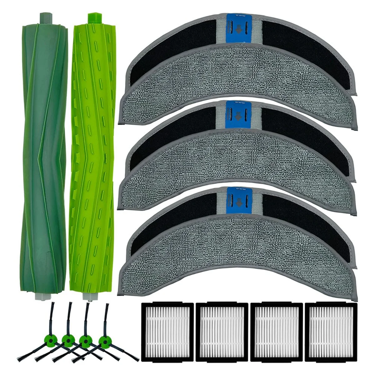 Replacement Parts for Combo J7+ J7 Plus Vacuum Cleaner Parts (NOT for J7), Rubber Brushes HEPA Filters