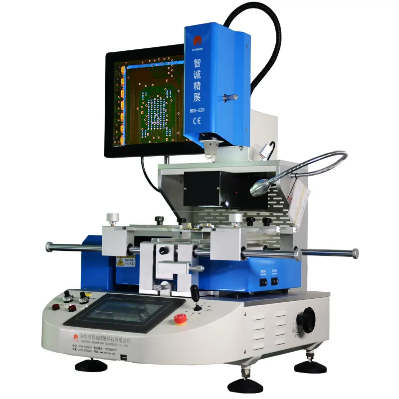 New Automatic Optical Alignment BGA Rework Station WDS-620 for Laptop Motherboard Repair with Soldering & Desoldering