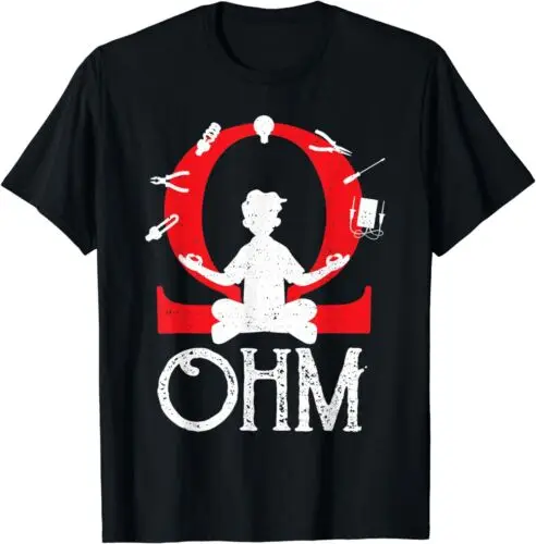  Funny Ohm, Ohm Meditating - Electrician Best Gift T-Shirt S-3XL