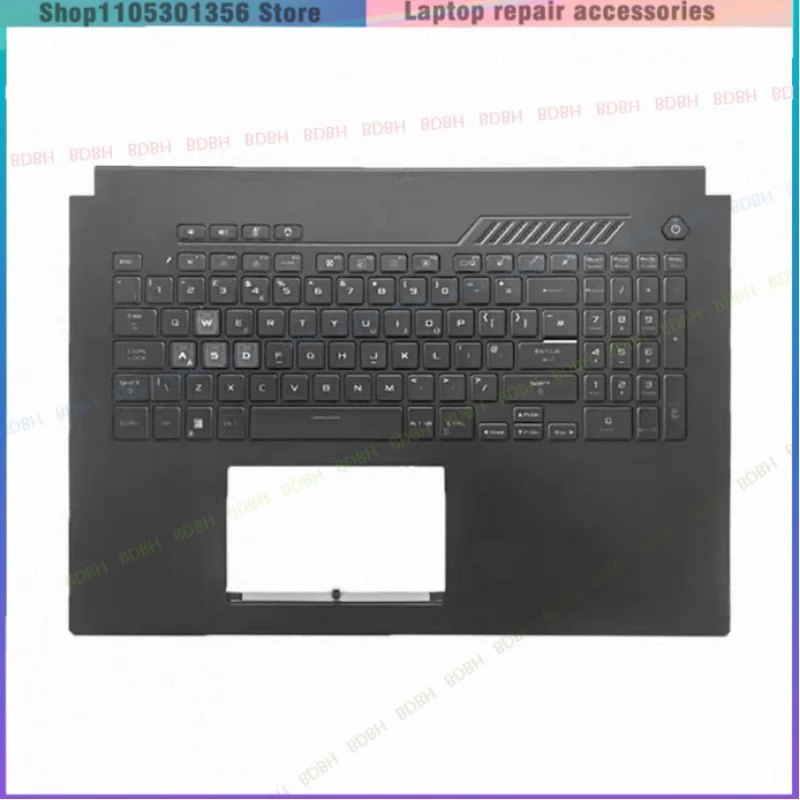 95new US For ASUS TUF Gamig 3Puls FA707 FX707 FX707ZM Upper Palmrest Backlit Keyboard