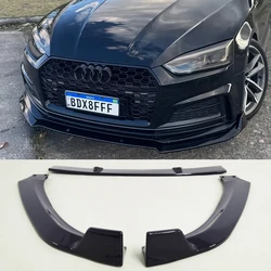 Front Bumper Splitter Lip Diffuser Body Kit Spoiler Guard For Audi A5 B9 Sportback Coupe Cabriolet S-LINE 2016-2019 STP-Style