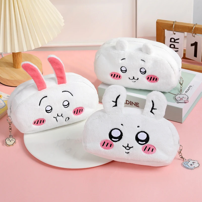 Cute Plush Pencil Case Bag Makeup Cosmetic Make Up Bag For Girls Organizer Wallet Stationery Travel Storage Bags School Supplies