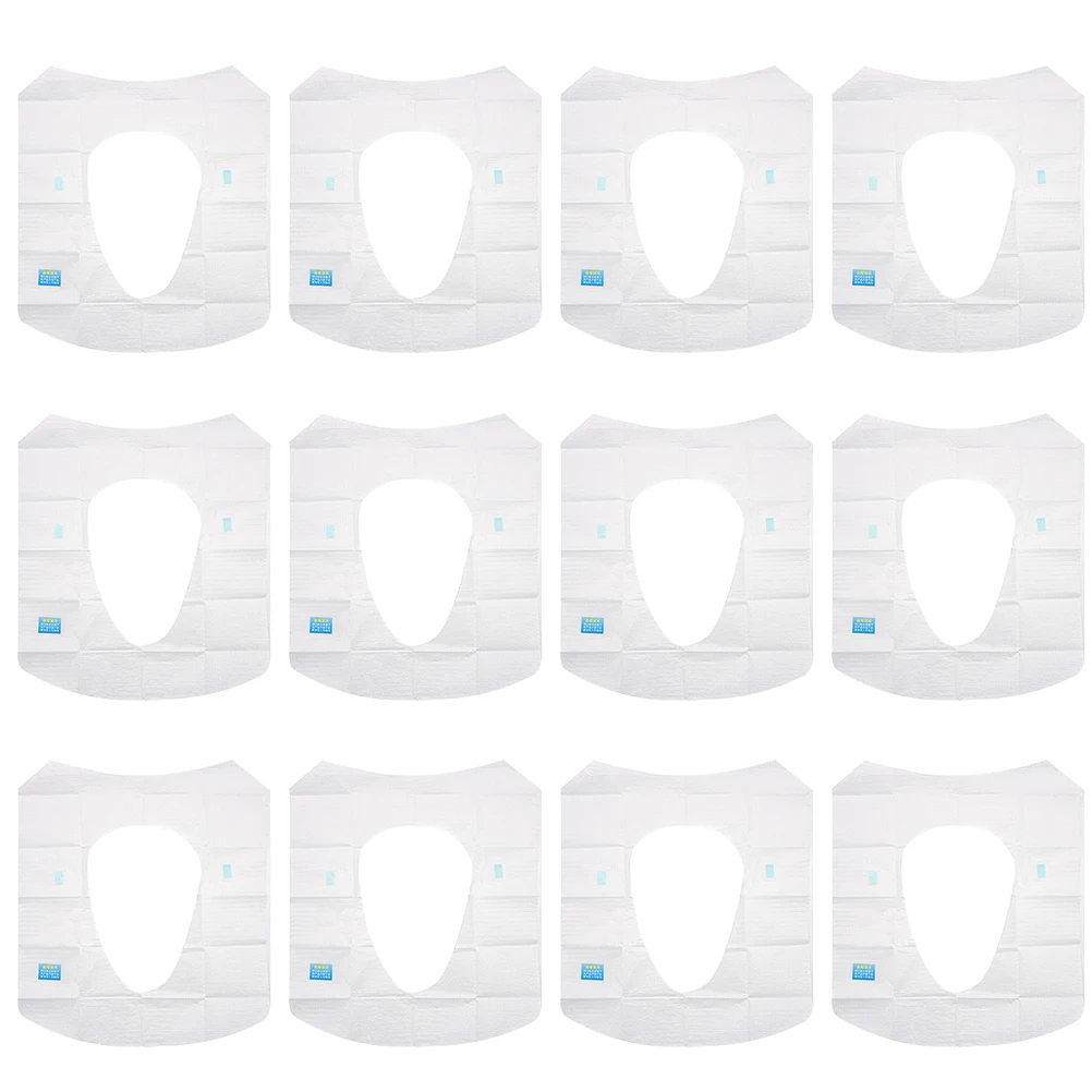

20 Pcs Disposable Toilet Seat Covers Waterproof Travel Pads Public Mat Cushion For Adults Kids Vacations Camping Outing