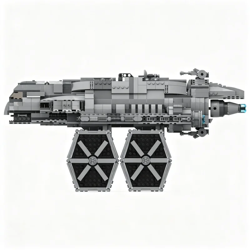 1337pcs MOC Imperial Gozanti Assault Star Battle Model Building Blocks Creative Gift DIY Display Decor Adult Premium Kids Desk view 3