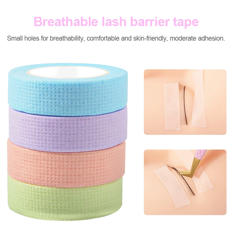 5Pcs Breathable Paper Tapes Eyelash Extension Professional Lashes White Tape Eye False Lashes Patch Eyelid Sticker