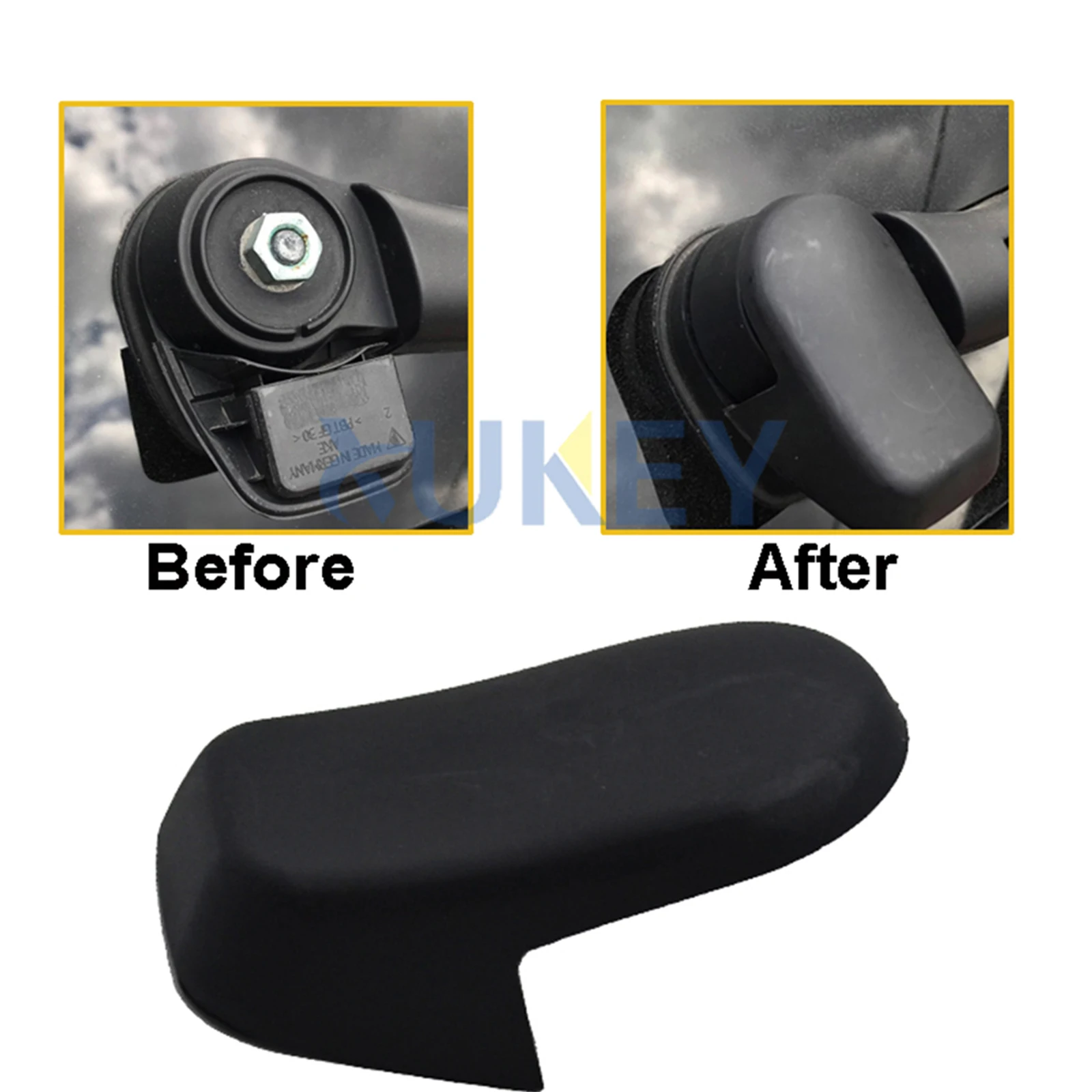 Rear Wiper Washer Arm Cover Cap Nut Washer Cap For Porsche Cayenne MK1 2010 2009 2008 2007 2006 2005 2004 2003 2002 7L5 845 425C