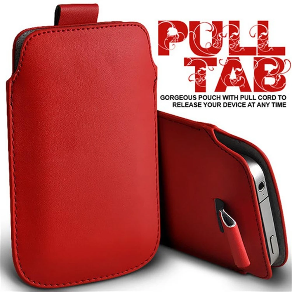 Universal Pull Tab Phone Case Pouch For Samsung Galaxy S24 S23 S22 S21 Plus Note 8 9 10 A15 A25 A32 A42 A51 A52 A55 A71 Cover