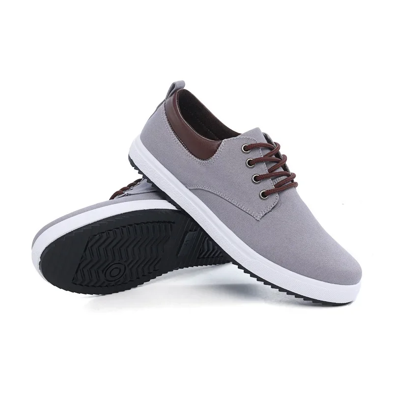 2024 Spring Autumn Cloth Shoes Mens Casual Shoes Breathable Flat Brand Male Footwear Blue Grey Plus Size 45 D098